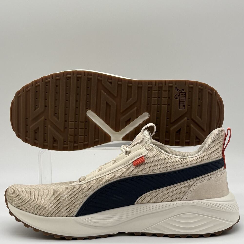 Mens Size 9.5 Pacer 23 Street Tan Blue Orange Shoe 400755 02 NEW - Picture 4 of 7